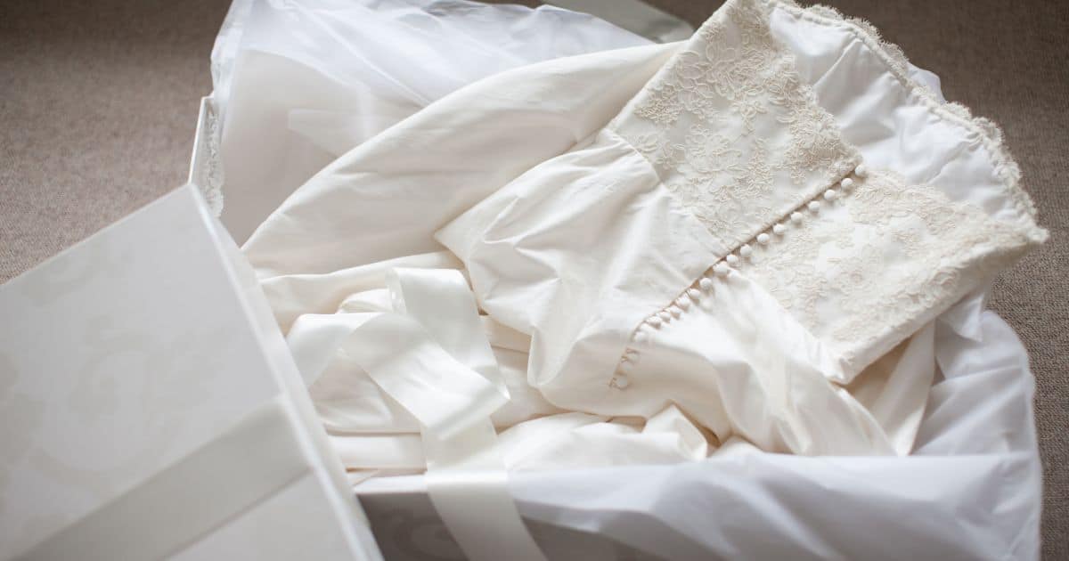 How To Store A Wedding Dress Before The Wedding
